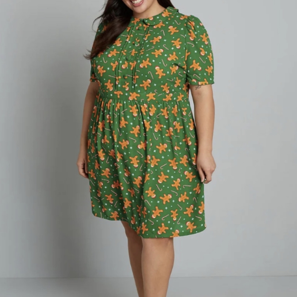 ModCloth NWT When In Wonderland Dress- Christmas Dress- Size 22W